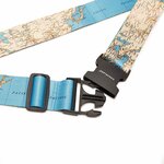 Voyage - Deux sangles pour valises - imprimé Roadmap