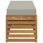 vidaXL Banc de Jardin Bois d'Acacia Massif Naturel