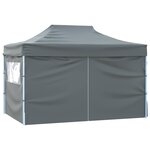 vidaXL Tente de fête 280 x 410 x 315 cm Anthracite Tissu Oxford