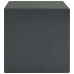 vidaXL Coffre-fort Gris foncé RAL7016 17 x 23 x 17 cm Acier