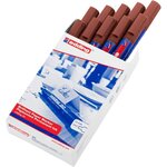 Marqueur papier encre brillante 30 marron 1 5-3 mm x 10 EDDING