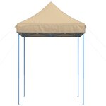 vidaXL Tente de fête 200 x 200 x 306 cm Beige Tissu Oxford