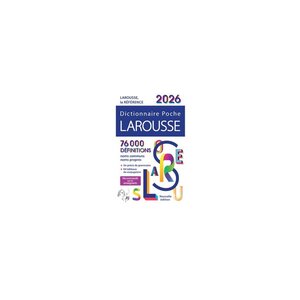 Dictionnaire Larousse de poche 2026