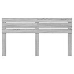 vidaXL Tête de lit Gris Sonoma 180 cm Bois d'ingénierie