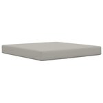 vidaXL Coussin de canapé d'extérieur 3 Pièces Gris Polyester
