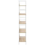 vidaXL Bibliothèque à 5 niveaux chêne 60x27 6x158 5 cm bois ingénierie