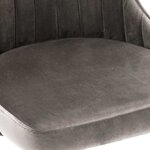 vidaXL Chaises à manger lot de 6 gris clair velours