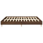 vidaXL Cadre de lit sans matelas chêne marron 180x200 cm