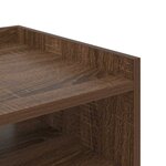 vidaXL Cabinet de chevet avec étagère Chêne marron 40 x 40 x 61 cm