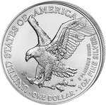 Pièce de monnaie en Argent 1 Dollar g 31.1 (1 oz) Millésime 2024 WALKING LIBERTY