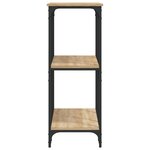 vidaXL Table console chêne sonoma 102x35x90 cm bois d'ingénierie