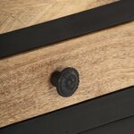 vidaXL Table de chevet 40x30x50 cm Bois de manguier massif