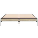 vidaXL Cadre de lit sans matelas chêne sonoma 160x200 cm