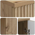 vidaXL Bureau Chêne artisanal 142 5 x 50 x 75 cm Bois d'ingénierie
