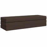 vidaXL Canapé-lit pliable 180 x 67 x 45 cm Taupe