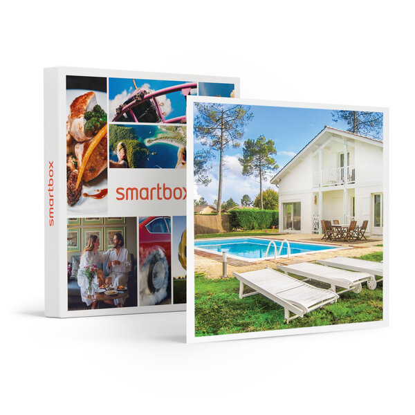 SMARTBOX - Coffret Cadeau Escapade de 3 jours en famille dans une villa inspirée des Antilles  sur le bassin d’Arcachon -  Séjour