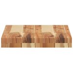 vidaXL Étagères flottantes 4 Pièces 40x30x4 cm acacia massif à l'huile