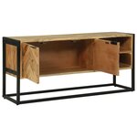 vidaXL Meuble TV 110x30x50 cm Bois d'acacia massif