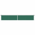 vidaXL Lit surélevé de jardin Acier galvanisé 320x40x45 cm Vert