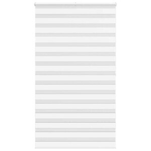 vidaXL Store zèbre blanc 120x200 cm largeur du tissu 115 9cm polyester