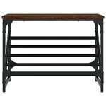 vidaXL Étagère à chaussures chêne marron 60x30x45 cm bois d'ingénierie