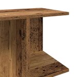 vidaXL Table de chevet vieux bois 46 5x29x61 cm bois d'ingénierie