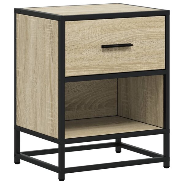 vidaXL Table de chevet chêne sonoma 40x31x50 cm bois d’ingénierie