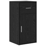 vidaXL Cabinet de Rangement en Chêne Noir Chêne Noir