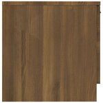 vidaXL Tables de chevet 2 Pièces Chêne marron 40x39x40 cm