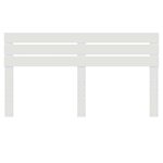 vidaXL Tête de lit Blanc 200 cm Bois d'ingénierie