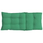 vidaXL Coussins de chaise à dossier haut lot de 4 vert tissu oxford