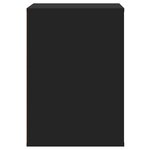 vidaXL Commode d'angle noir 60x41x58 cm bois d'ingénierie