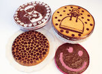 Pochoir pour gâteau rond princesse
