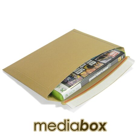 Lot de 10 enveloppes carton media-box compatible lettre suivie / lettre max la poste