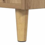vidaXL Armoire de lit avec tiroir chêne artisanal 40 x 35 x 47.5 cm