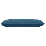 vidaXL Coussin de Dos Bleu 100 x 50 cm Tissu en velours côtelé