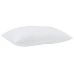vidaXL Couette Autre avec oreiller 3 Pièces Blanc 200 x 200 cm Microfibre