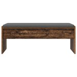 vidaXL Banc d'entrée avec coussin Bois ancien 103 x 38 x 40 cm