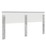 vidaXL Tête de lit Gris béton 180 cm Bois d'ingénierie