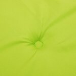 vidaXL Coussins de chaise de jardin à dossier haut lot de 6 vert vif