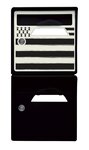 Pack de 2 boîtes aux lettres 1 porte - "Breizh" - "Noir intense"