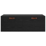 vidaXL Armoire Murale Chêne noir 100 x 36 5 x 35 cm Bois d'ingénierie