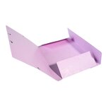 Chemise À Élastiques Carte Lustrée 400g/m2 Aquarel - A4 - Mauve - X 25 - Exacompta