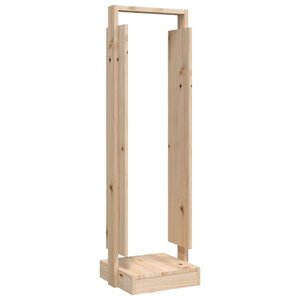vidaXL Porte-bûches 33 5x30x110 cm Bois massif de pin