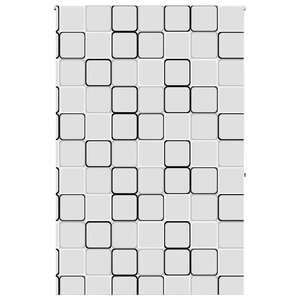 vidaXL Store enrouleur de douche 150x240 cm largeur du tissu 146 cm