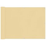 vidaXL Écran de balcon 75 x 200 cm Oxford alu enduit de PU