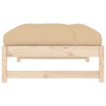 vidaXL Repose-pied de jardin 120x80 cm bois de pin massif