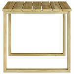 vidaXL Table de bain de soleil 50 5x50 5x46 cm en bois de pin imprégné
