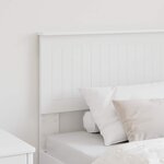 vidaXL Tête de lit Blanc 75 cm Bois d'ingénierie