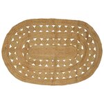 vidaXL Tapis de surface Naturel 152 x 245 cm Jute